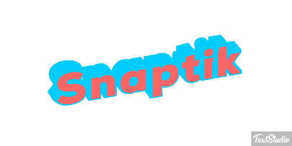 Snaptik Efecto de texto