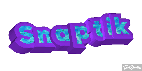 Snaptik Efecto de texto