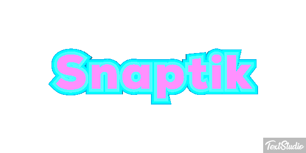 Snaptik Efecto de texto