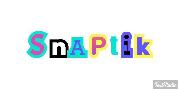 Snaptik Efecto de texto