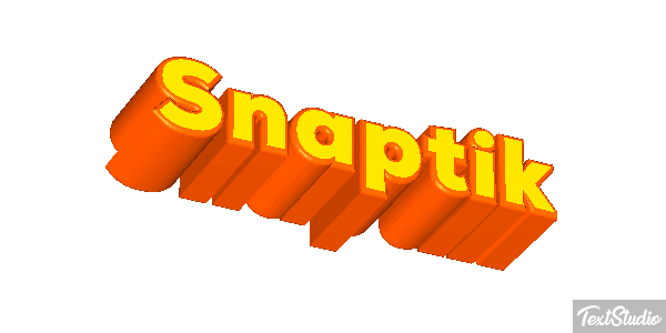 Snaptik Efecto de texto