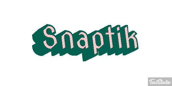 Snaptik Efecto de texto