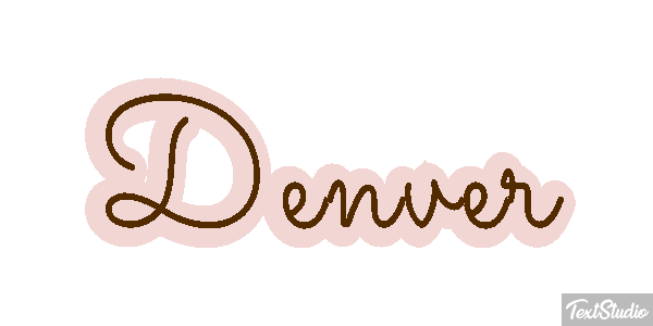 Denver Tekst effect