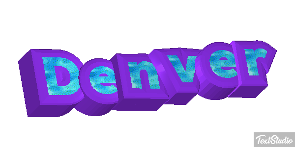 Denver Tekst effect