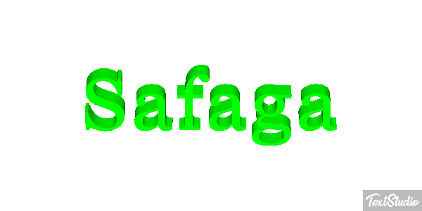Safaga Efekt tekstowy