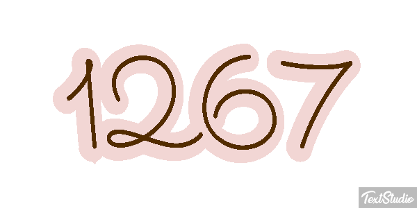 1267 Text effect