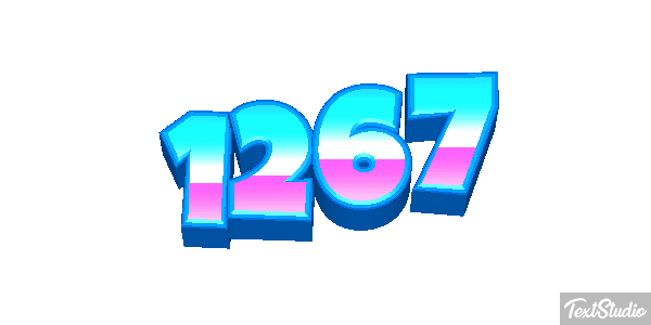 1267 Text effect