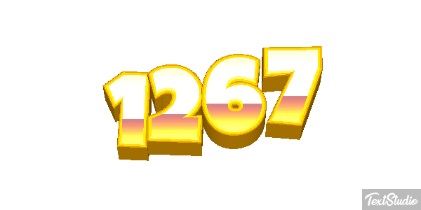 1267 Text effect