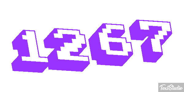 1267 Text effect