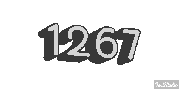 1267 Text effect
