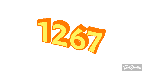 1267 Text effect