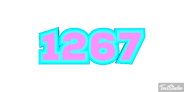 1267 Text effect