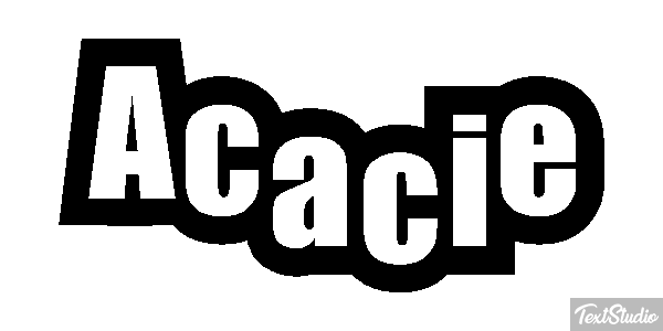 Acacie Effet de texte