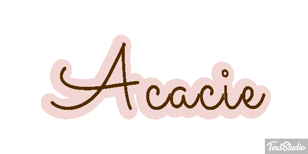 Acacie Effet de texte