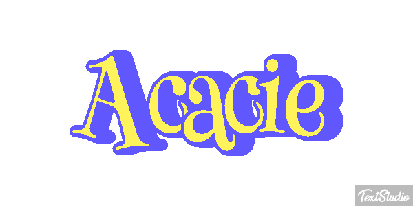 Acacie Effet de texte