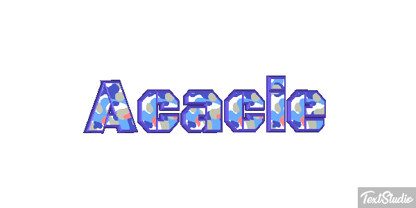 Acacie Effet de texte