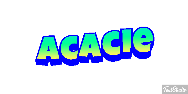 Acacie Effet de texte
