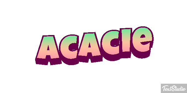Acacie Effet de texte
