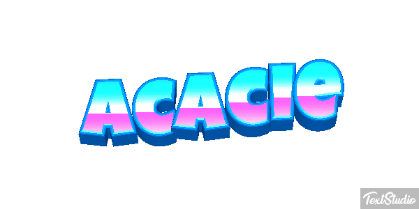 Acacie Effet de texte