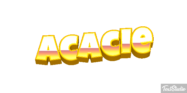 Acacie Effet de texte