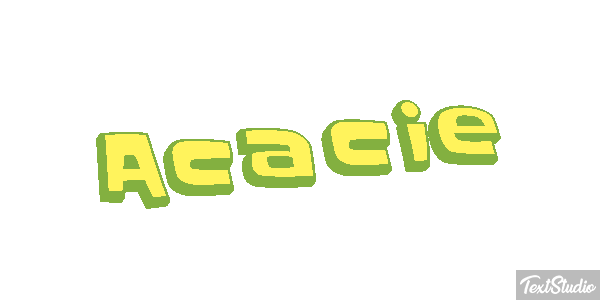Acacie Effet de texte