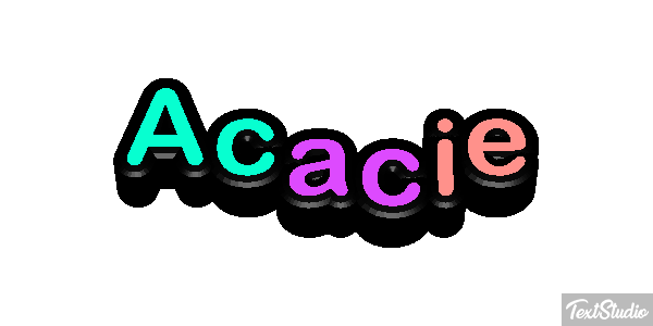 Acacie Effet de texte