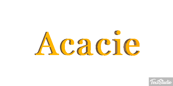 Acacie Effet de texte