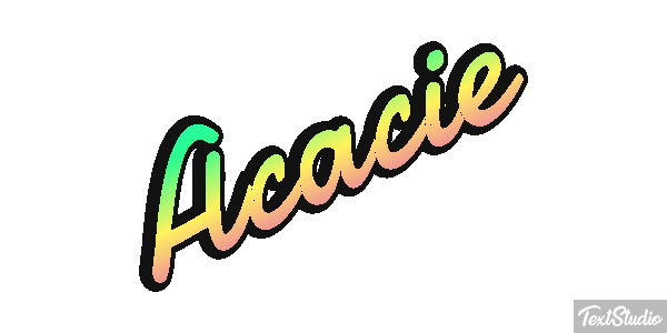 Acacie Effet de texte