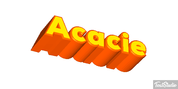 Acacie Effet de texte