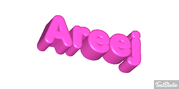Areej Text effect