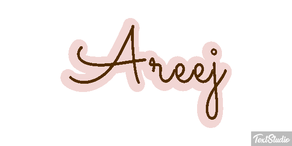 Areej Text effect