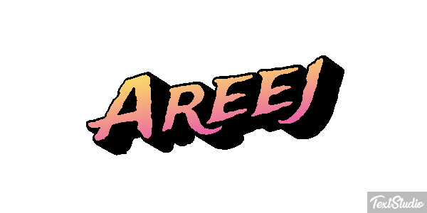 Areej Text effect