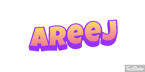 Areej Text effect