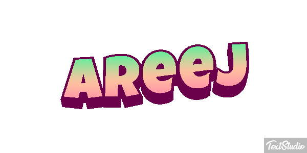 Areej Text effect