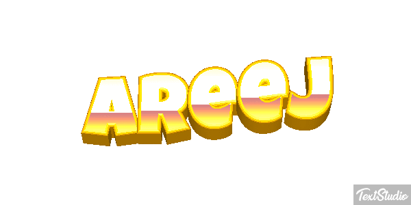 Areej Text effect