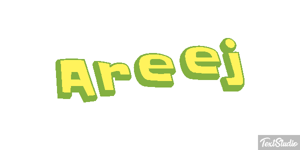 Areej Text effect