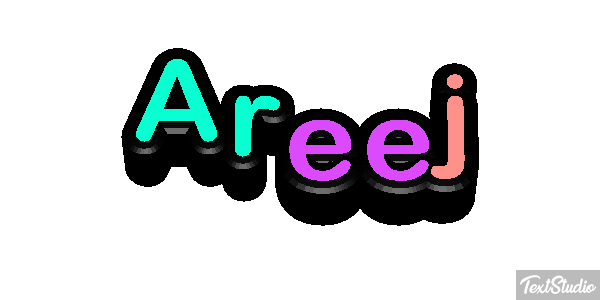 Areej Text effect