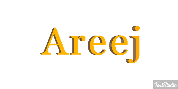 Areej Text effect
