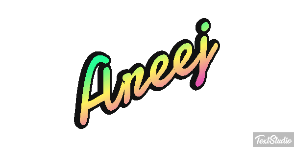 Areej Text effect