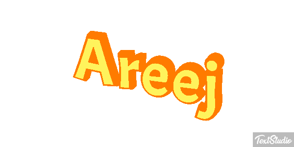 Areej Text effect