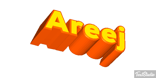 Areej Text effect