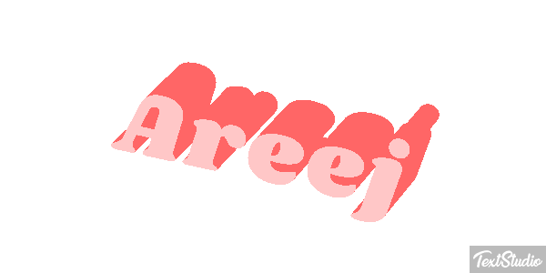 Areej Text effect