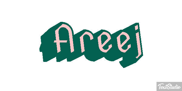 Areej Text effect