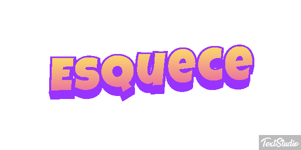 Esquece Efeito do texto