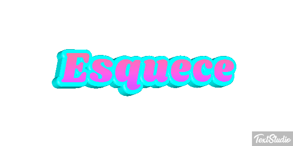 Esquece Efeito do texto
