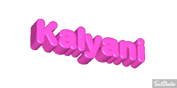 Kalyani Tekst effect