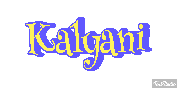 Kalyani Tekst effect