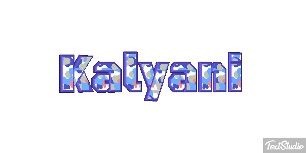 Kalyani Tekst effect