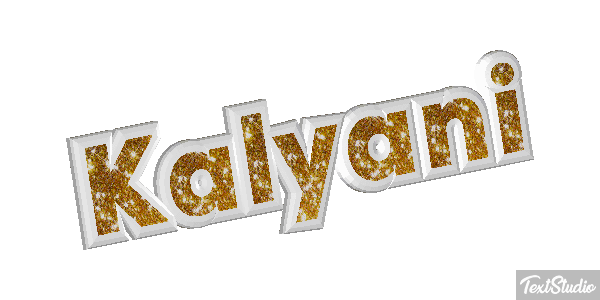 Kalyani Tekst effect