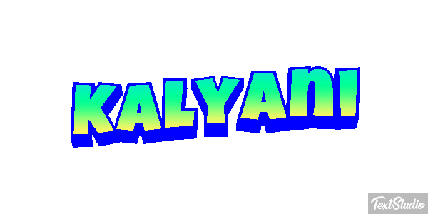 Kalyani Tekst effect